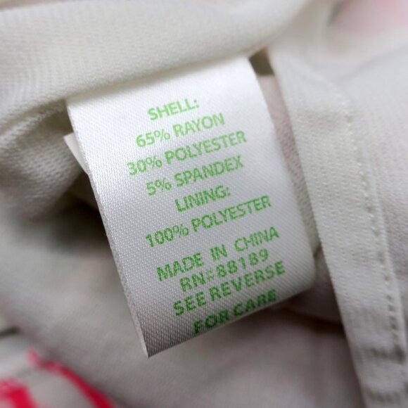 LILLY PULITZER Pink Briella Dress Lucky Charm Cap Sleeve Stretch Floral Small - Picture 5 of 6